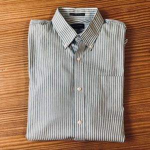 Men’s Lands’ End No Iron Pinpoint Oxford